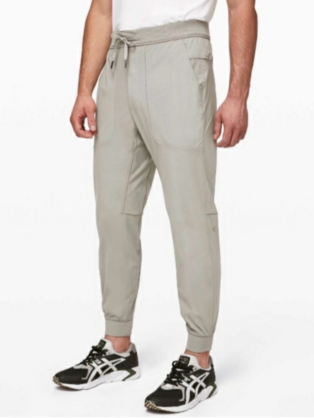 Lululemon ABC Jogger Warpstreme Riverstone Grey Size L activewear loungewear